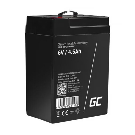 Green Cell AGM 6V 4.5Ah Green Cell AGM 6V 4.5Ah