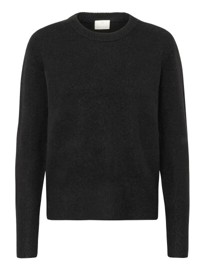 Kaffe Kaniel Crew Neck Pullover - Black - XS