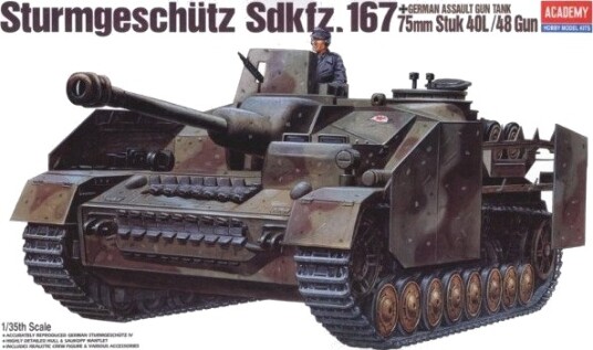 Academy 13235 Sturmgeschütz IV Stridsvogn Byggesett 1:35