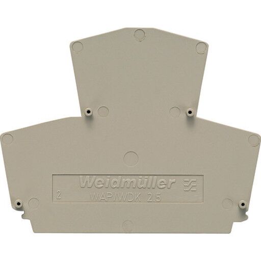 Weidmüller WAP/ WDK 2,5 Endebrikke Type|WAP/WDK 2,5 Elfordeling & strømforsyning