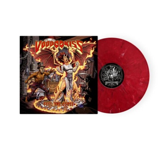Voodoo Kiss Feel The Curse: Limited Red Marble Edition (Vinyl)