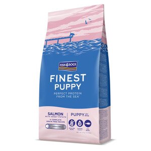Fish4Dogs Hundefor Finest Valp Laks Store Biter 6 kg
