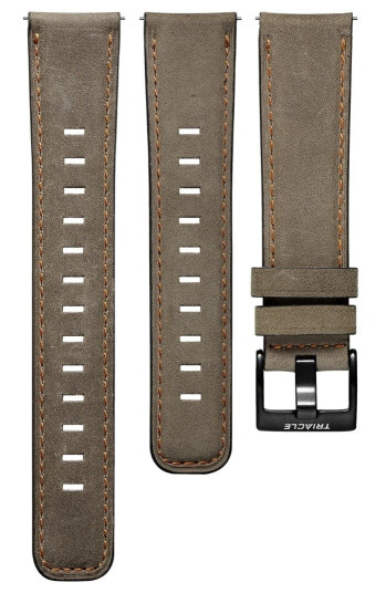 Triacle naturlig lærreim universal 22 mm V2, brun