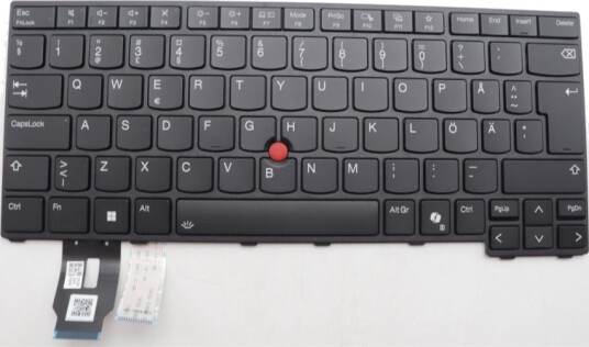 Chicony Laptop Keyboard Swedish/Finnish Backlit