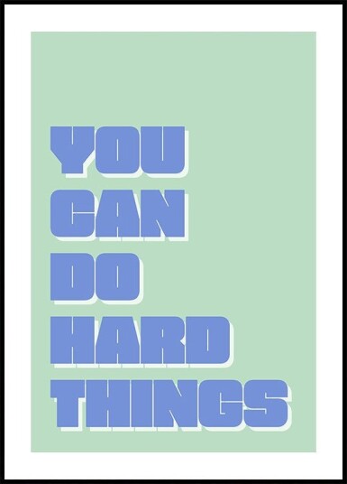 Empowerment Message Poster Plakat / 100x150cm