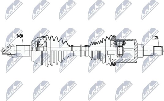Nty Drivaksel NTY NPW MA 002 Nty Drivaksel NTY NPW MA 002