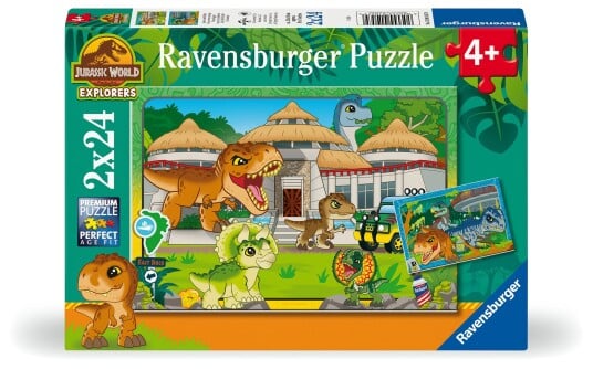 Ravensburger Puslespill 3x49 Brikker - Jurassic World Oppdagelsesreisende Ravensburger Puslespill 3x49 Brikker - Jurassic World Oppdagelsesreisende