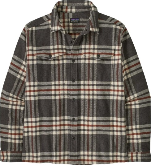 Patagonia Men's Fjord Flannel Shirt Catch: Ink Black M