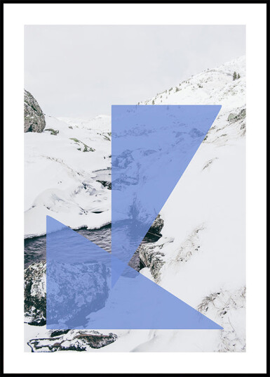 Geometric Serenity Plakat Plakat / 30x40cm
