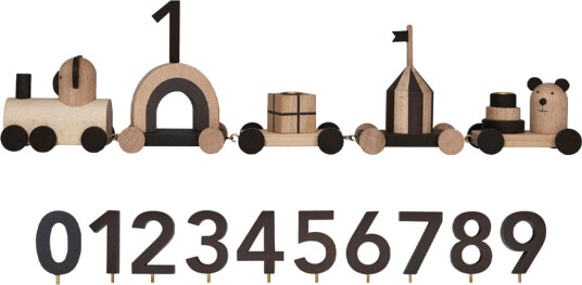 OYOY MINI Otti Birthday Train Multi/patterned