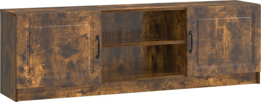 TV skap Røkt Eik 150 x 31 x 47 cm Konstruert tre TV skap Røkt Eik 150 x 31 x 47 cm Konstruert tre