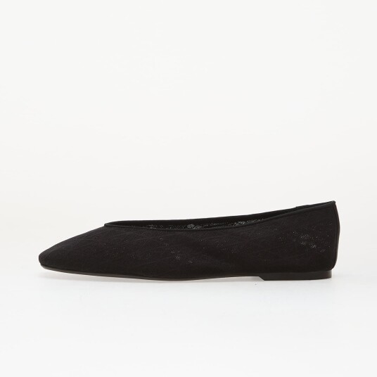 Calvin Klein Square Ballerina Aop Mesh   Black   39