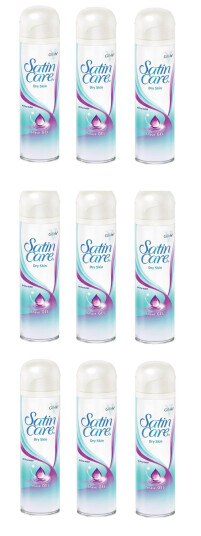 Gillette 9 x Satin Care Dry Skin Shea Butter Gel Gillette 9 x Satin Care Dry Skin Shea Butter Gel
