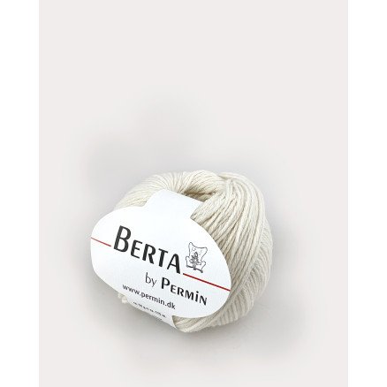 Permin Berta Garn 26 Råhvit