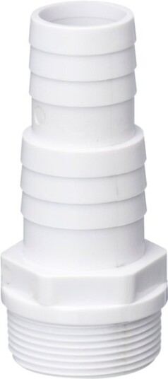 Slangekobling for svømmebasseng, hvit, 1 1/2" Ø32/Ø38