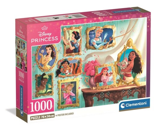 Clementoni I 37046 Disney Prinsesser Puslespill 1000 Brikker