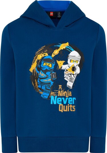 LEGO® Ninjago Hettegenser   LWStorm   Dark Blue   LEGO® Wear   4 år 104   Hettegenser   Blå