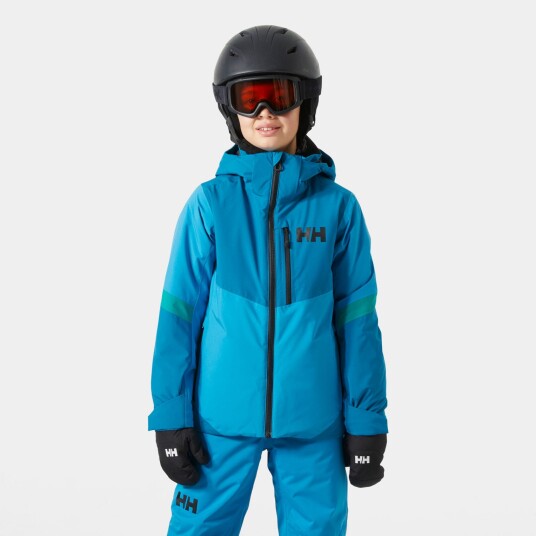 Helly Hansen Elevate Skijakke Junior Marineblå 158
