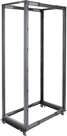 Startech 42U 19" Open Frame Server Rack 4 Post Adjustable Depth 23-41"