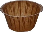 Muffinsform Amerikansk Ø50x35 Mm 65 Gr Golden,4 Pk X 250 Stk/Krt