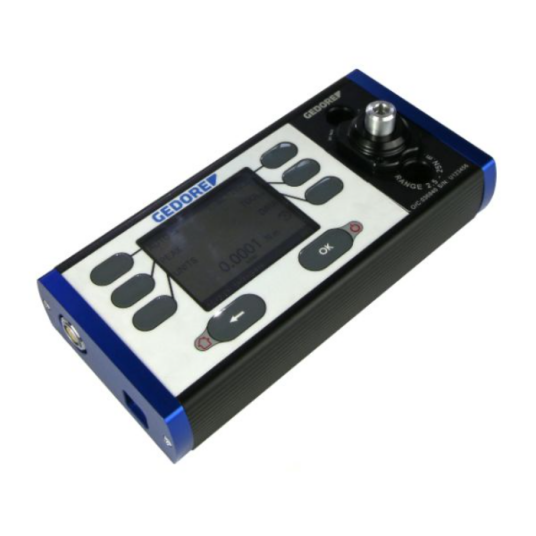 Gedore Ch 5 3124053 Drejningsmoment-Tester 1/4 (6,3 Mm)