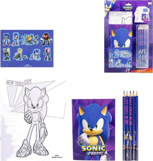 Sonic Fargeleggingssett Sonic Fargeleggingssett