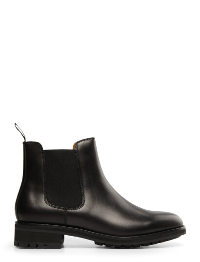 Polo Ralph Lauren Bryson Leather Chelsea Boot - Black - 40