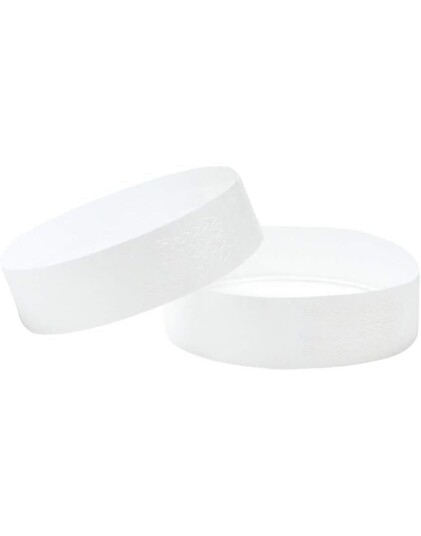 1000 stk Tyvek Festivalarmbånd / Entrearmbånd Hvite