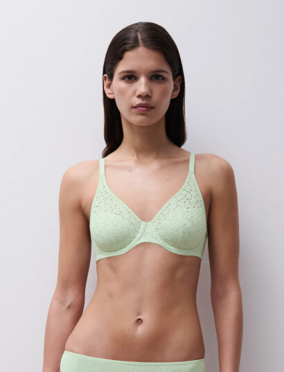 CHANTELLE Norah Covering Molded Bra Green 70 D
