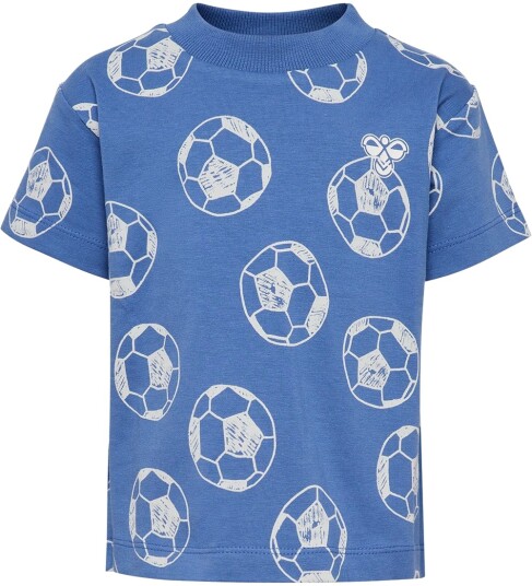 Hummel Hmlmini Loose Aop T Shirt S/S Blue 86 Hummel Hmlmini Loose Aop T Shirt S/S Blue 86