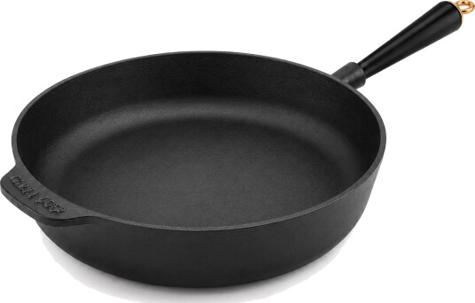 Carl Victor Gold traktørpanne 28 cm støpejern