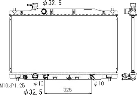 DIEDERICHS DCM2195 Radiator motorkjøling