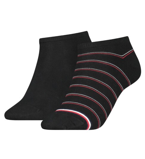 Tommy Hilfiger Ankelsokker 2 pack Svart 39/42 Sokker 39 42