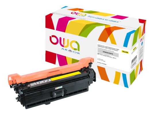 Owa - Gul - Kompatibel - Gjenfabrikert - Tonerpatron Alternativ For: Hp Ce402a - For Hp Color Laserjet Enterprise Mfp M575  Laserjet Enterprise Flow Mfp M575