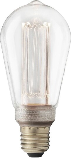 PR HomeFUTURE LED 3000K lyskilde 64 mm E27TransparentLyspærer & glødepærer