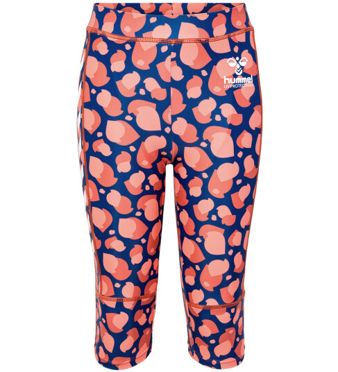 Hummel Kids' Hml Lucia Swim Shorts 122, Navy Peony
