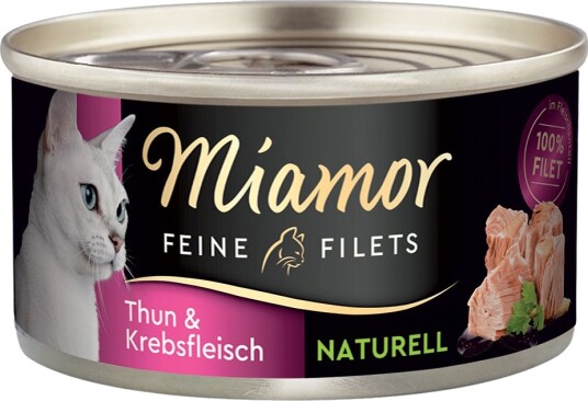 Miamor Våtfôr Fine Filéter Naturelle Tunfisk & Kreps 24 X 80 G Miamor Våtfôr Fine Filéter Naturelle Tunfisk & Kreps 24 X 80 G