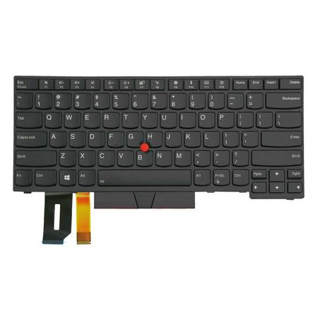 Lenovo Lite-On - erstatningstastatur for bærbar PC - med ClickPad, Trackpoint - QWERTY - Italiensk