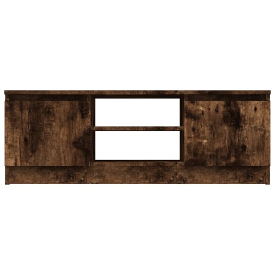vidaXL TV-benk med dør røkt eik 102x30x36 cm 8720845735128 vidaXL TV-benk med dør røkt eik 102x30x36 cm 8720845735128