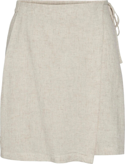 Pieces Dame Skjørt Beige XS,
