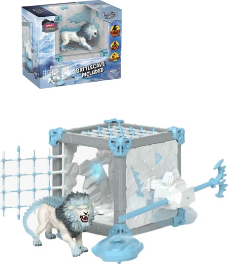 Schleich BattleCave Isløve Actionfigur med Isløve Motivet