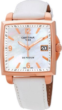 Certina Dameklokke C001.310.36.117.00 DS Podium Lær 32x32 mm