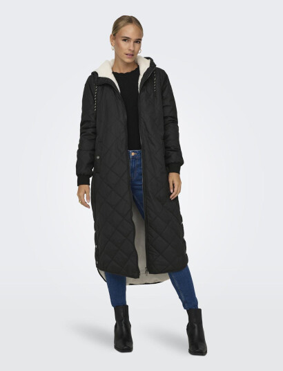 ONLY Onlnewsandy Quilt Coat Cc Otw Black XS ONLY Onlnewsandy Quilt Coat Cc Otw Black XS