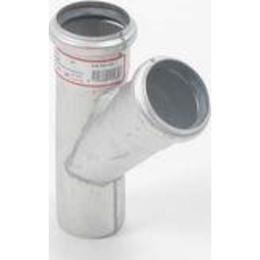 Blücher Rustfritt 45° Grenrør Ø50mm - Kloakk & Avløp Steel Aisi304