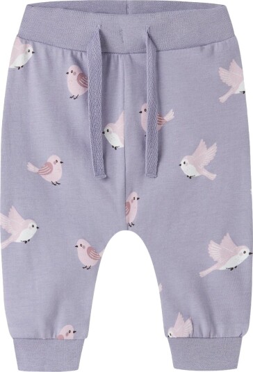 Name It Leggings NbfVandora Arvestykke Lilac/Birds Name It 68 Leggings Beige Lilla 62