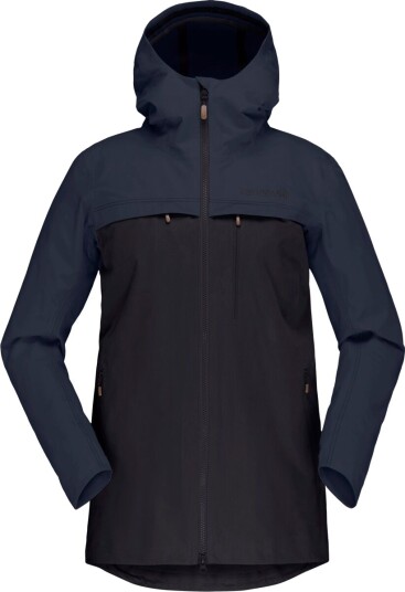 Norrøna Women's Femund Cotton Jacket Navy Blazer L, Navy Blazer