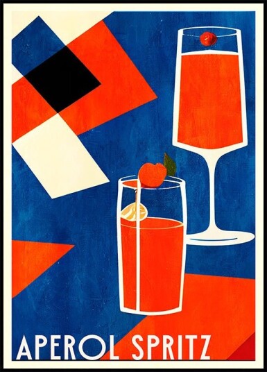 Aperol Spritz Plakat Plakat / 50x70cm