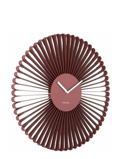 KARLSSON Wall Clock Cascara Red Burgundy Ø 50 CM KARLSSON Wall Clock Cascara Red Burgundy Ø 50 CM