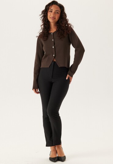 ONLY Onlscarlett Ls Button Cardigan Knt Brown L