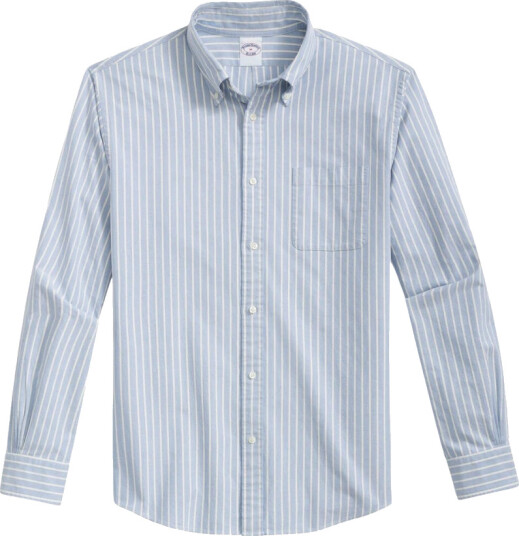 Brooks Brothers Herre Skjorter Blå M,